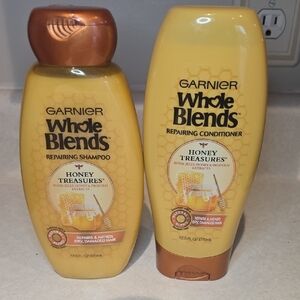 Garnier Whole Blends Repairing Shampoo & Conditioner 12.5 fl oz Each